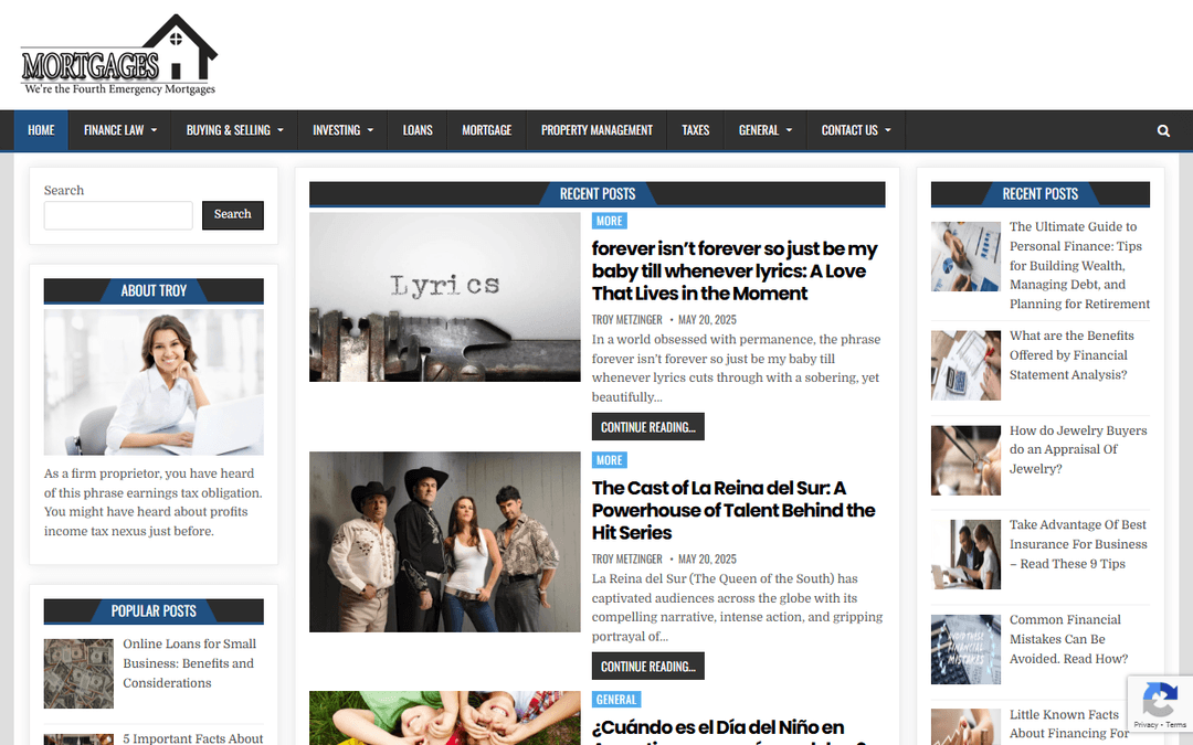 mortgages.tips publisher screenshot
