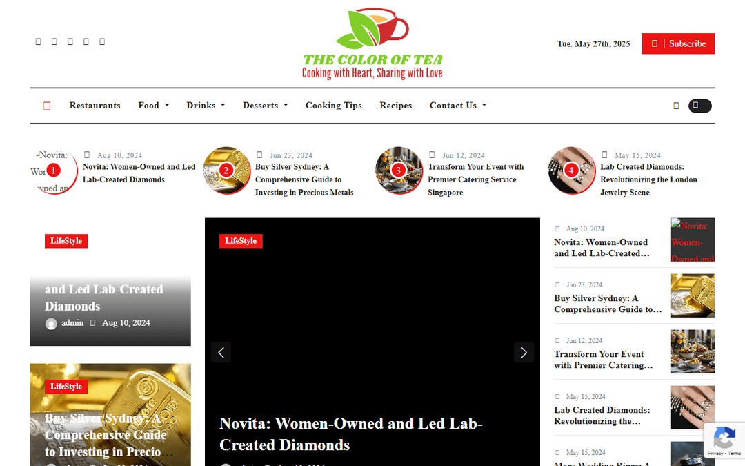 the-color-of-tea.com publisher screenshot