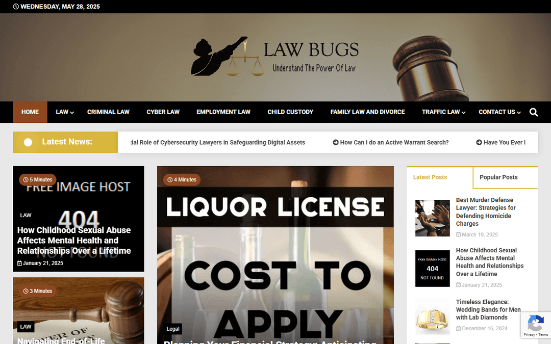 lawbugs.com publisher screenshot