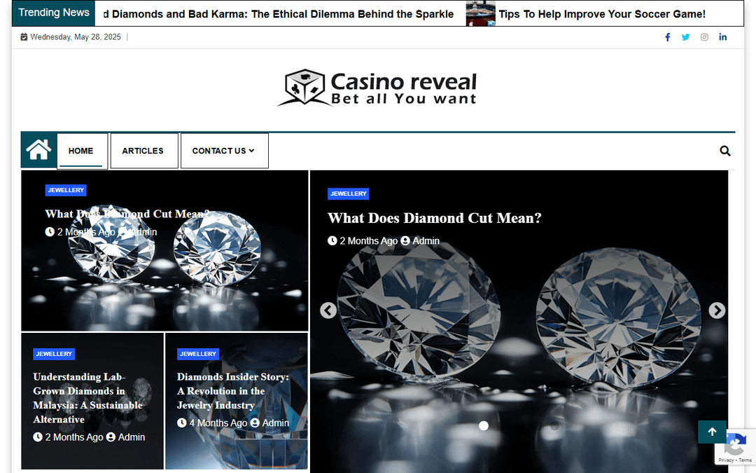 casinoreveal.com publisher screenshot