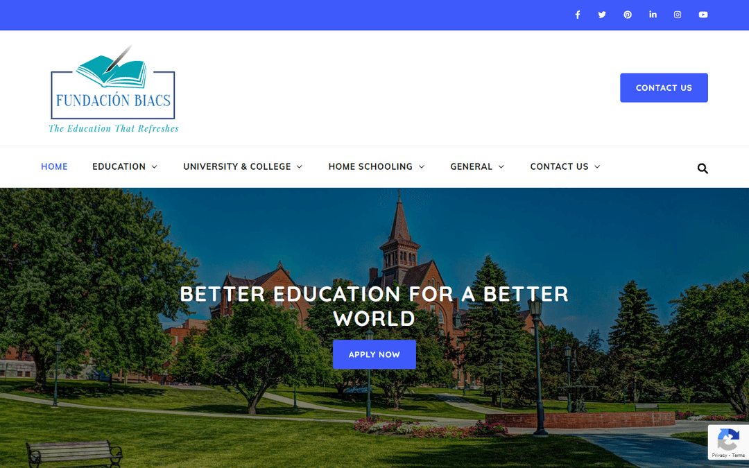 fundacionbiacs.com publisher screenshot