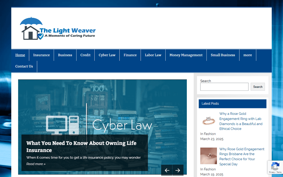 thelightweaver.org publisher screenshot
