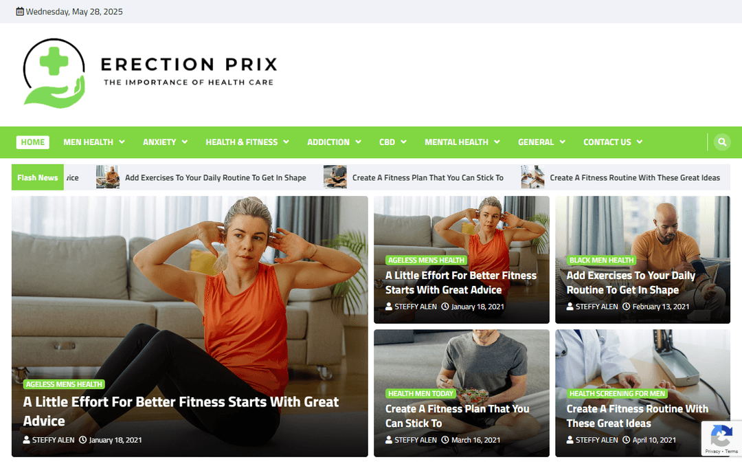 erectionprix.com publisher screenshot
