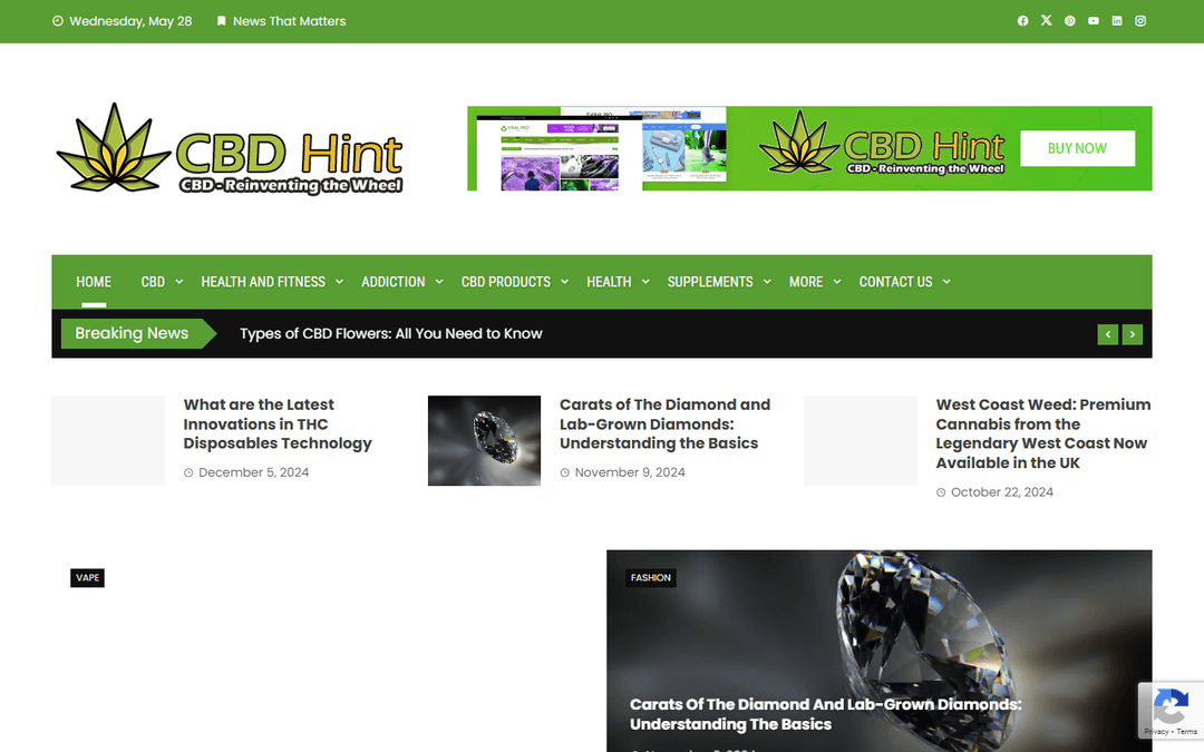 cbdhint.com publisher screenshot