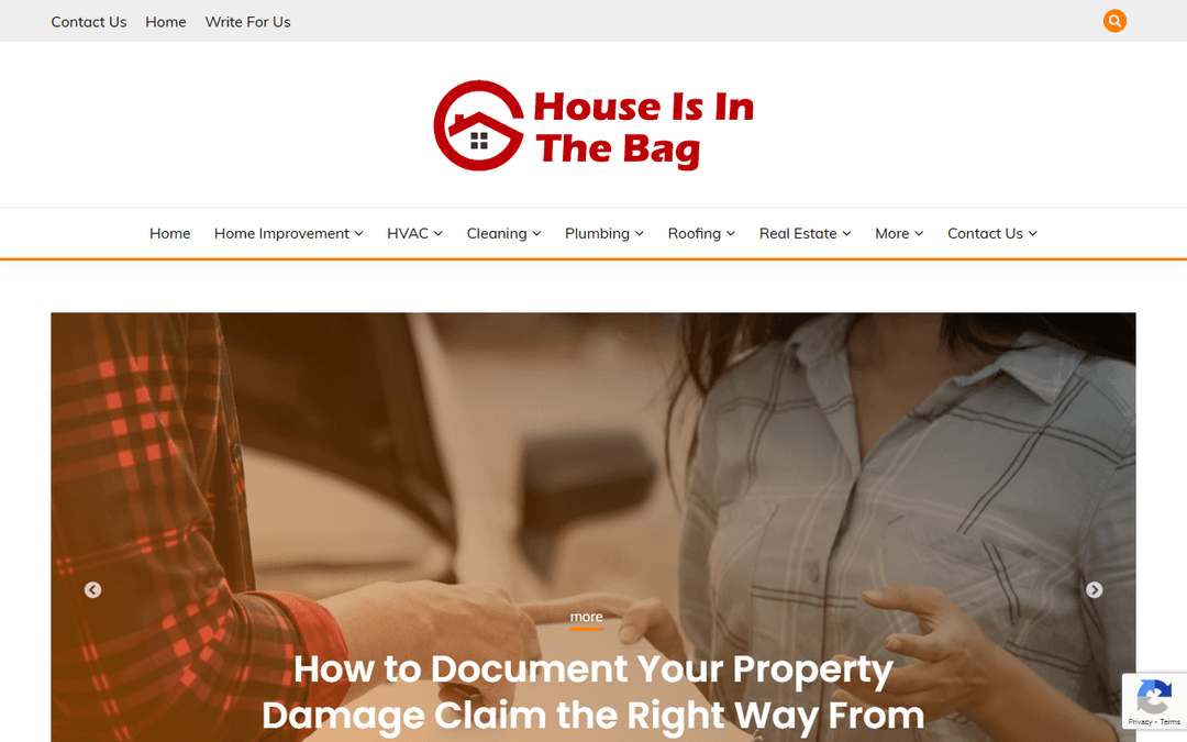 houseisinthebag.com publisher screenshot