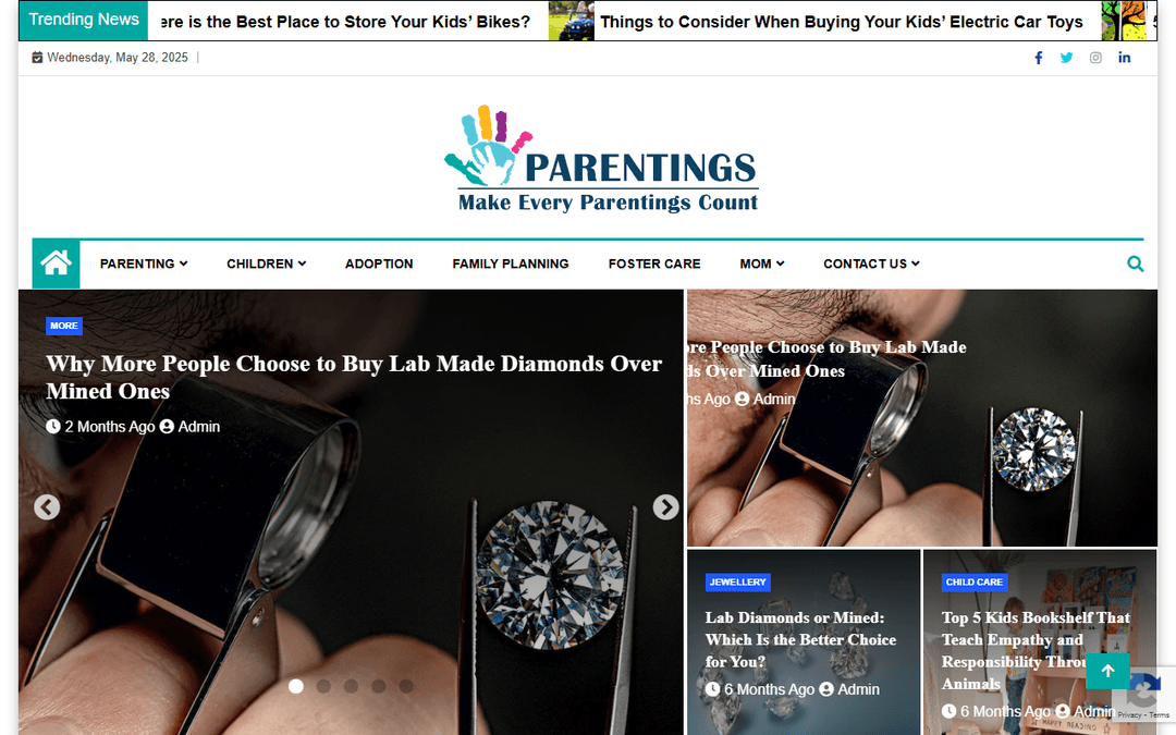 parentings.us publisher screenshot