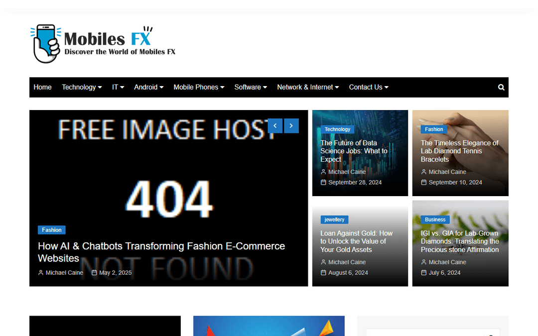 mobilesfx.com publisher screenshot