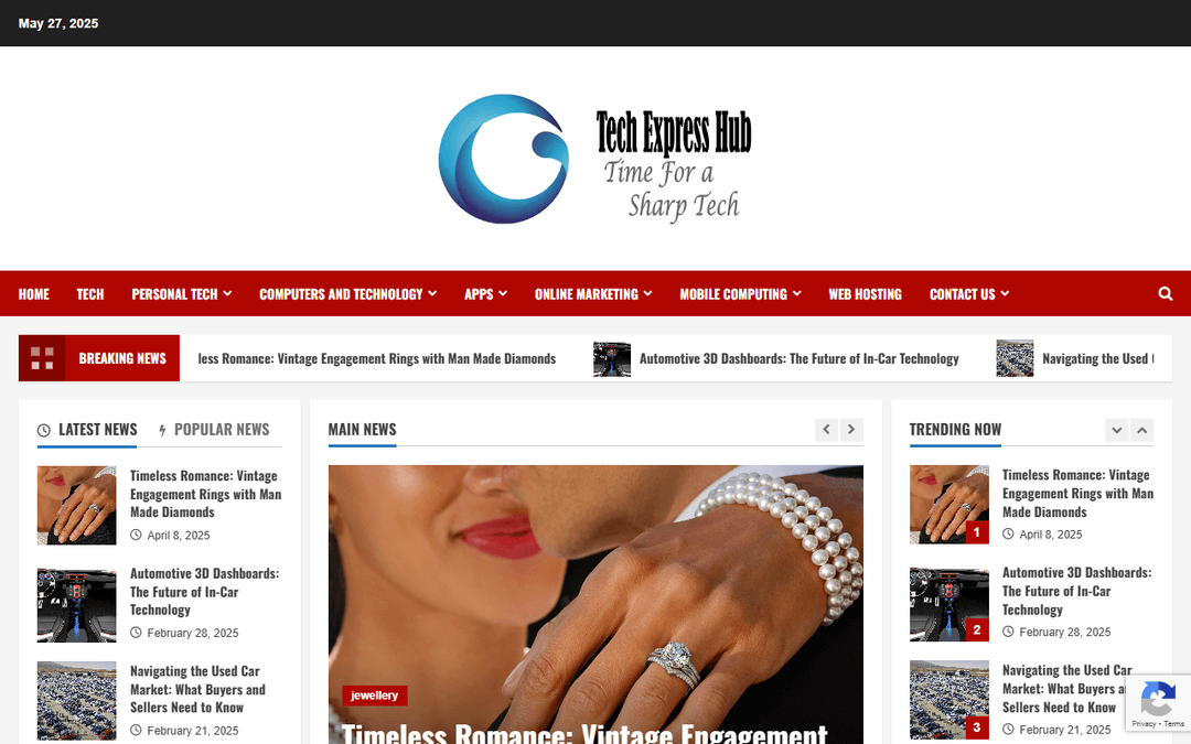 techexpresshub.com publisher screenshot