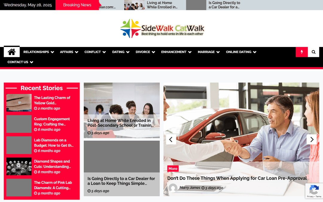 sidewalk-catwalk.com publisher screenshot