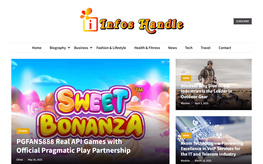 infoshandle.com publisher screenshot