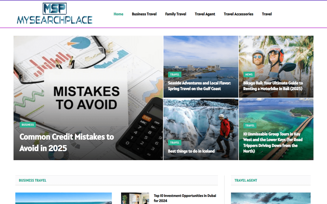 mysearchplace.com publisher screenshot