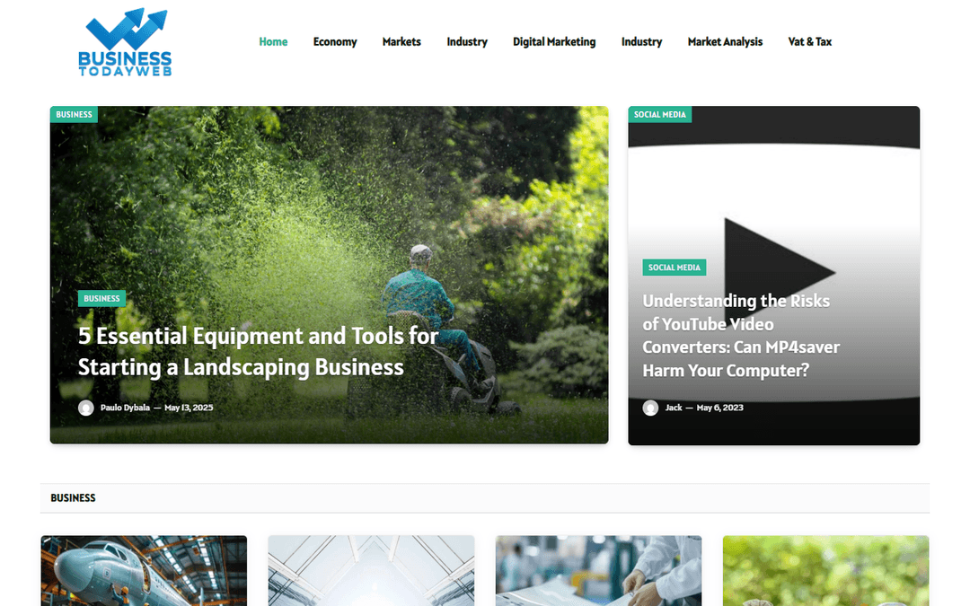 businesstodayweb.com publisher screenshot