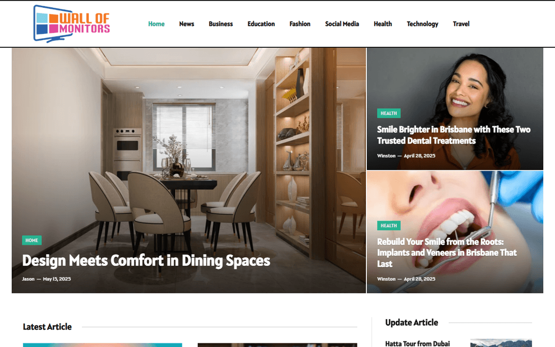 wallofmonitors.com publisher screenshot