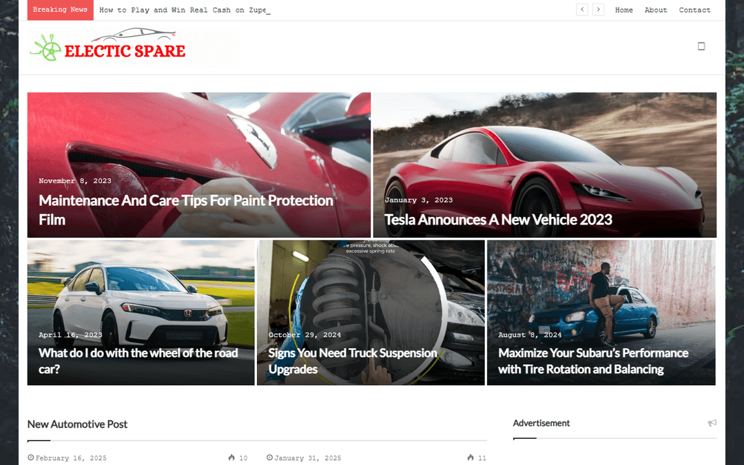 electicspareparts.com publisher screenshot