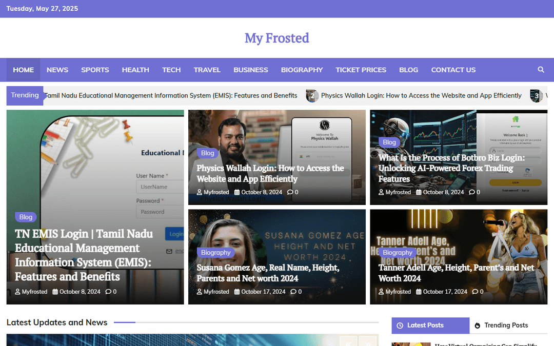 myfrosted.com publisher screenshot