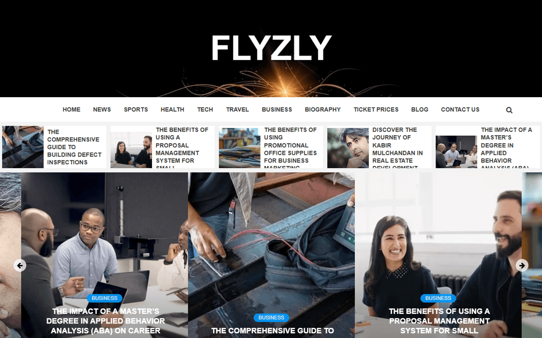flyzly.com publisher screenshot