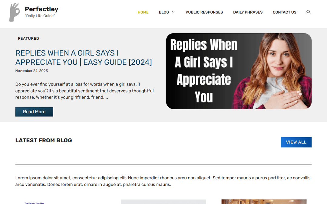 perfectley.com publisher screenshot