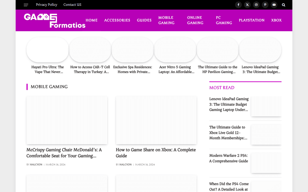 gameformatios.com publisher screenshot