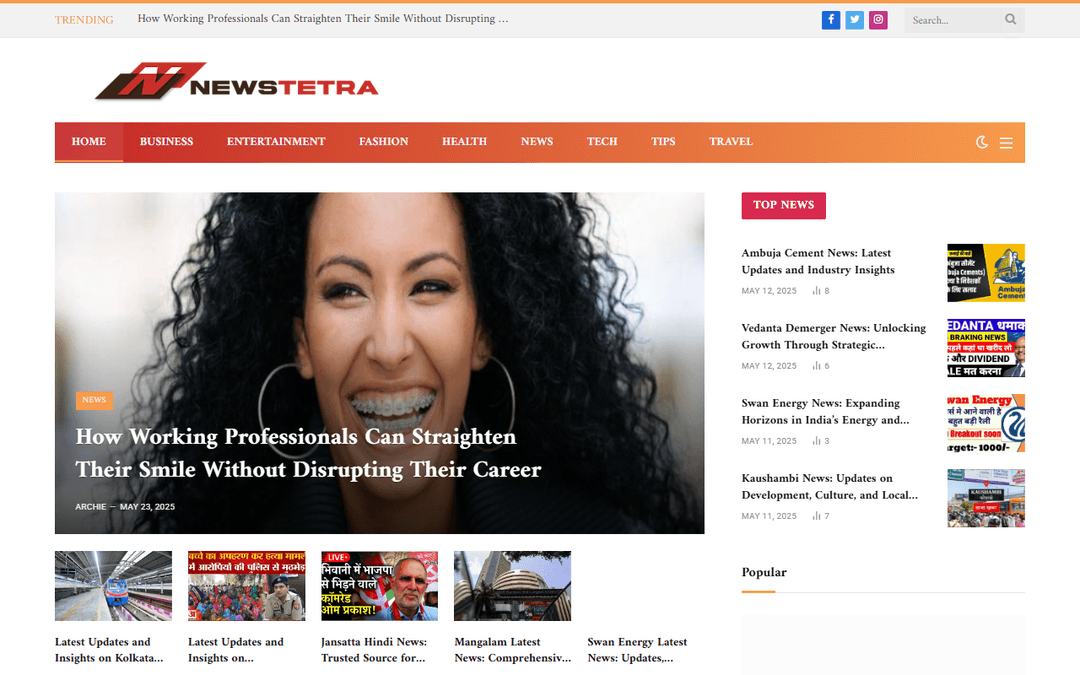 newstetra.com publisher screenshot
