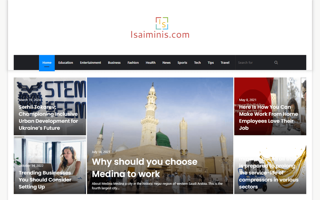 isaiminis.com publisher screenshot