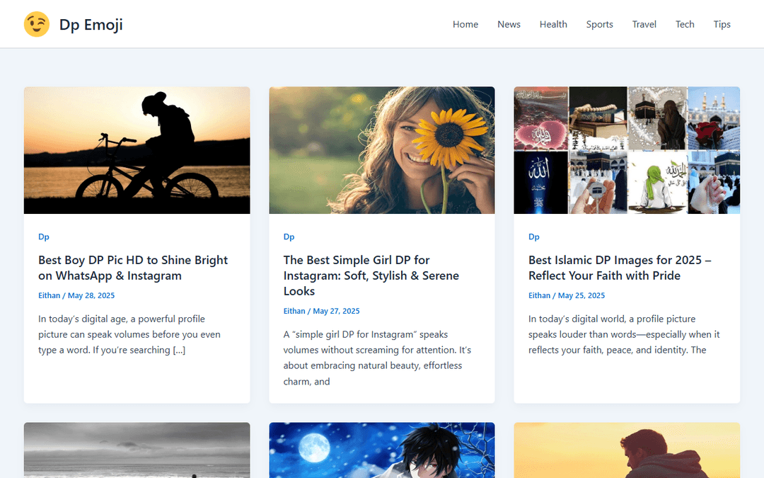 dpemoji.com publisher screenshot