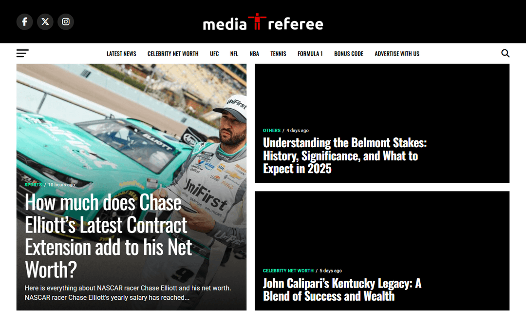 mediareferee.com publisher screenshot