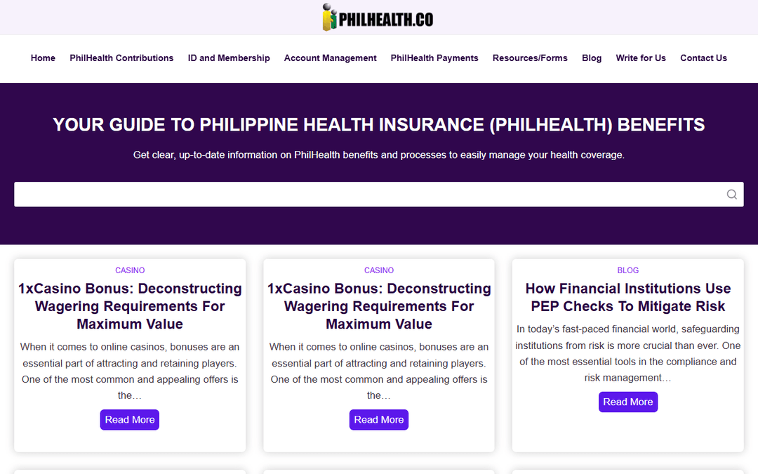 philhealth.cc publisher screenshot