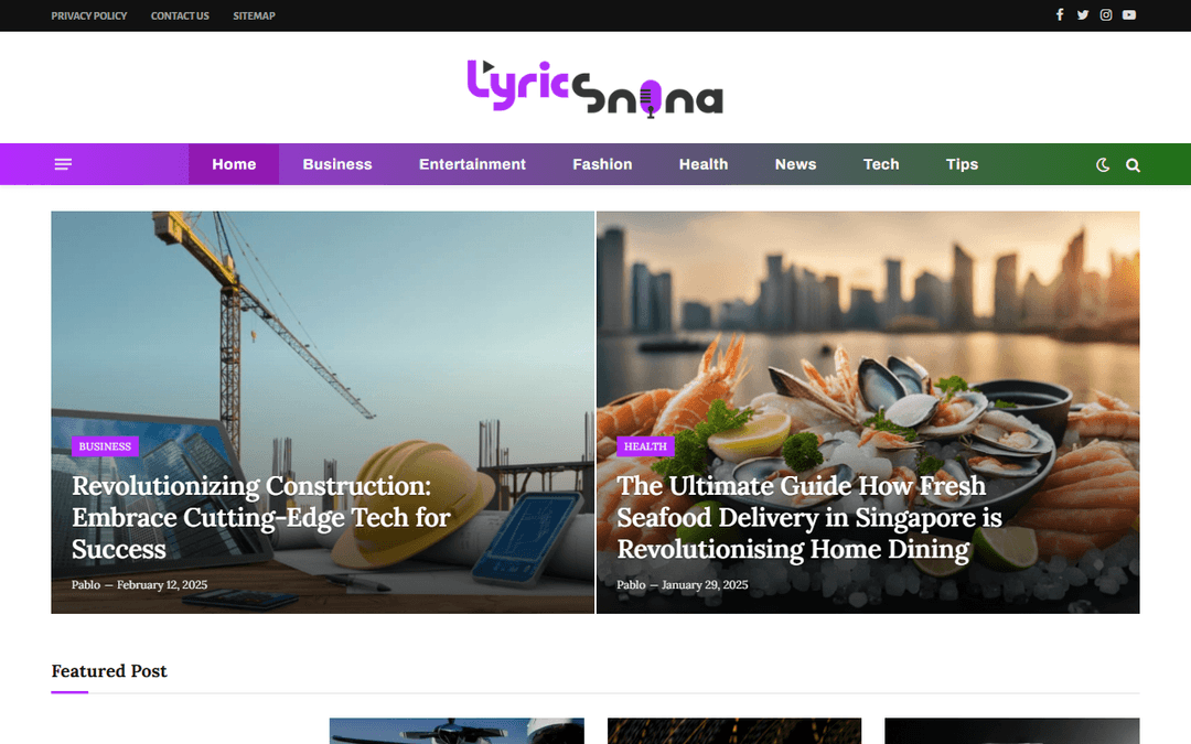 lyricsnona.com publisher screenshot