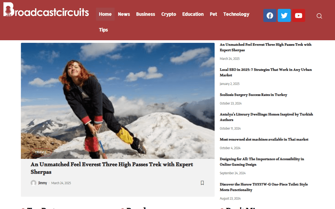 broadcastcircuits.com publisher screenshot