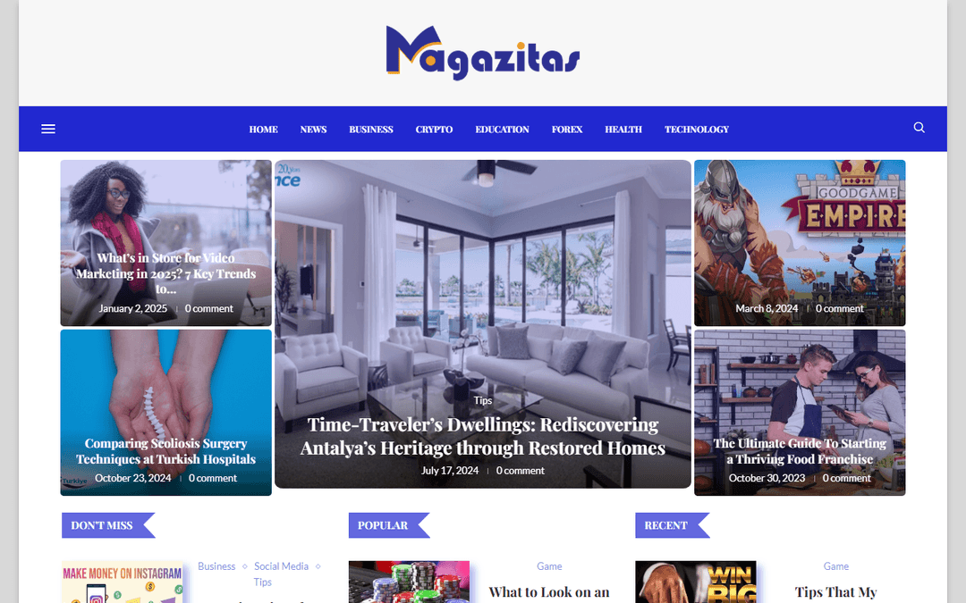 magazitas.com publisher screenshot