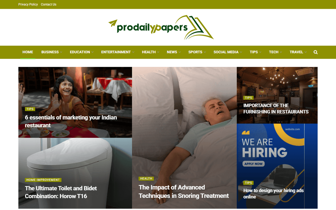 prodailypapers.com publisher screenshot