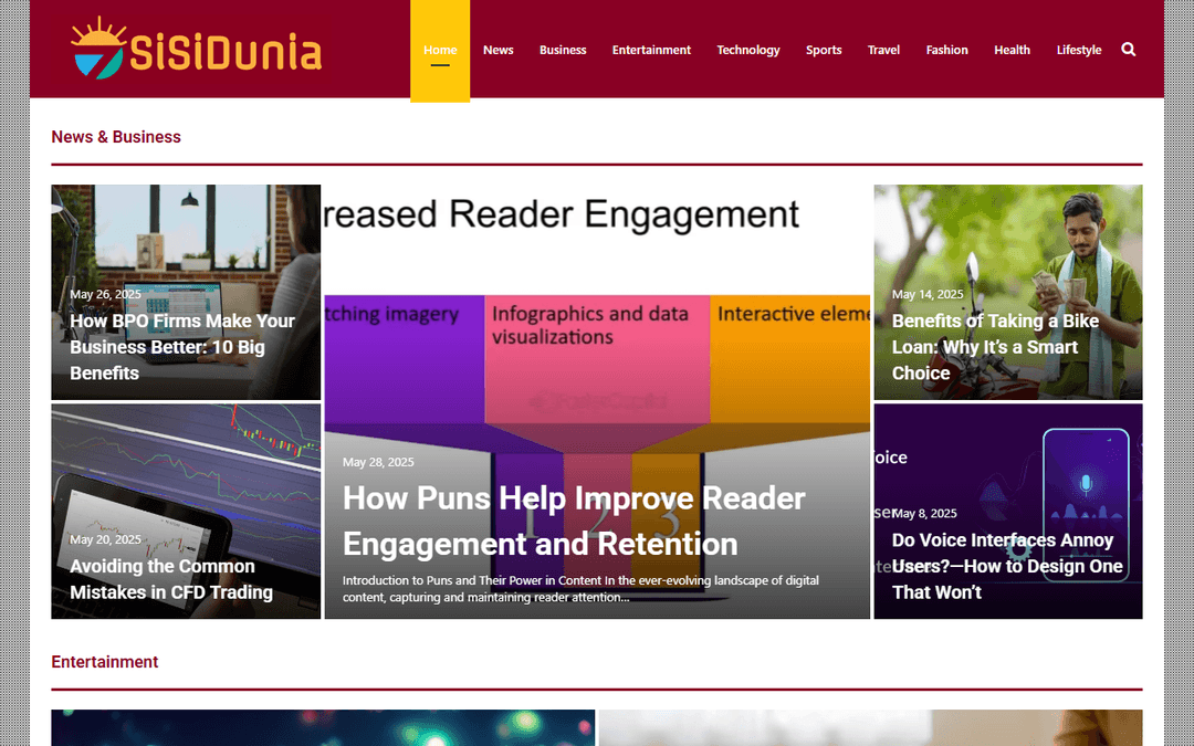 sisidunia.com publisher screenshot