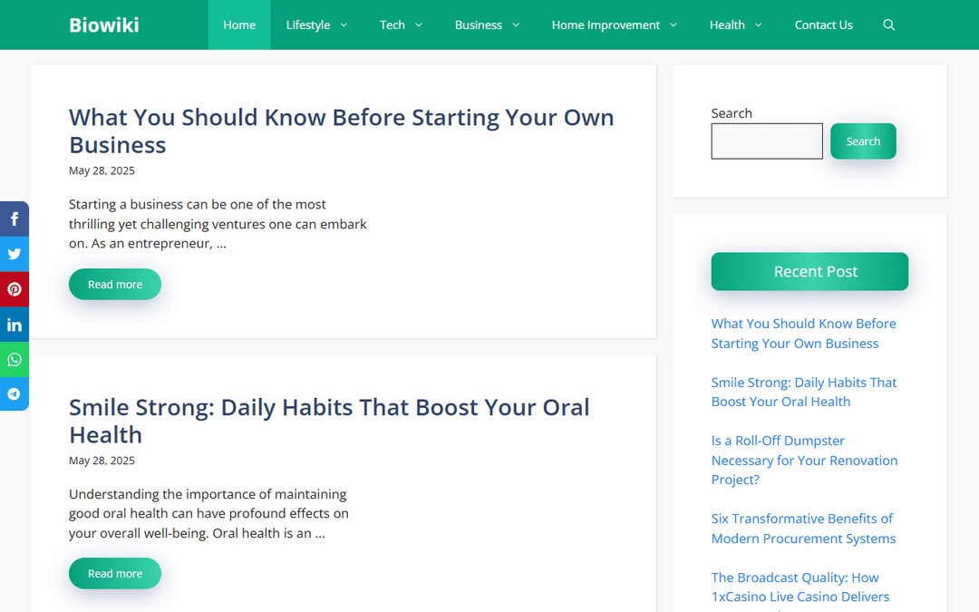 bioviki.com publisher screenshot