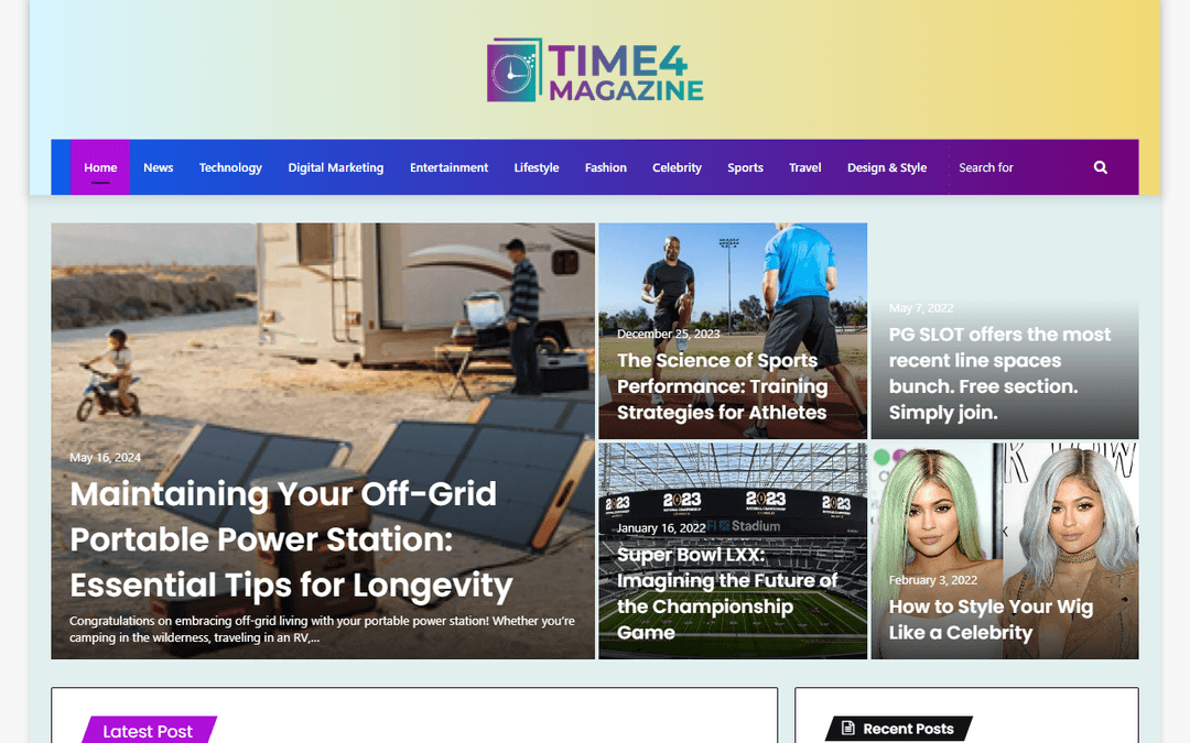 time4magazine.com publisher screenshot