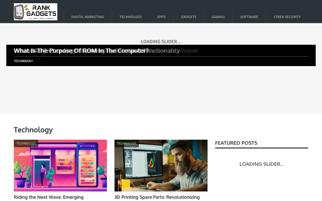 rankgadgets.com publisher screenshot