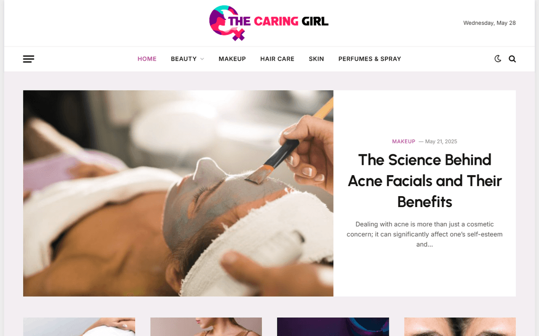 thecaringgirl.com publisher screenshot