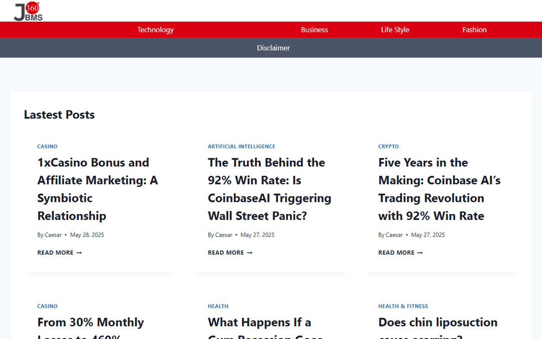 jbms360.com publisher screenshot