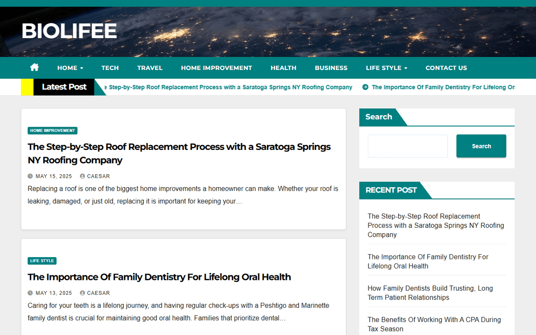 biolifee.com publisher screenshot