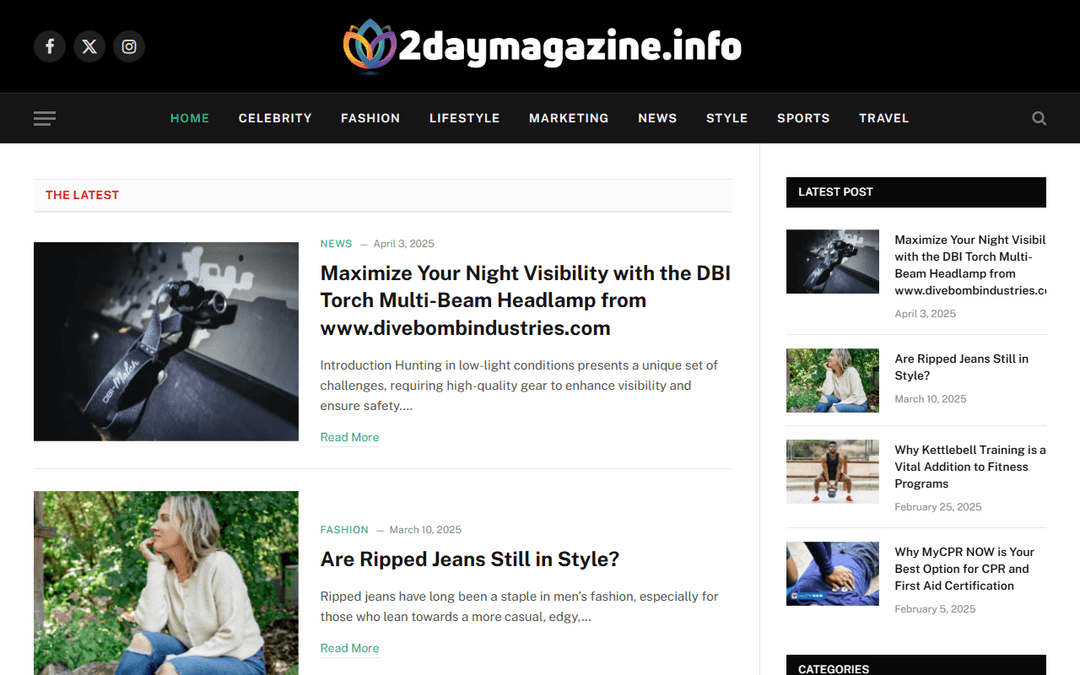 2daymagazine.info publisher screenshot