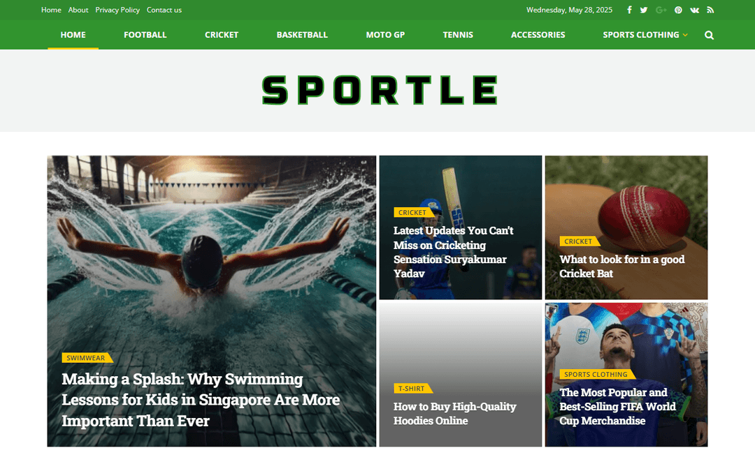 sportle.info publisher screenshot