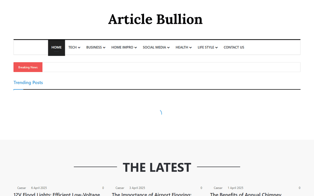 articlebullion.com publisher screenshot