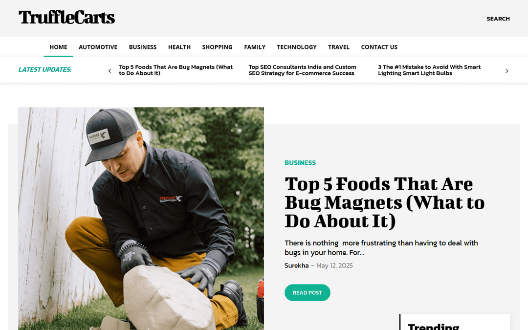 trufflecarts.com publisher screenshot