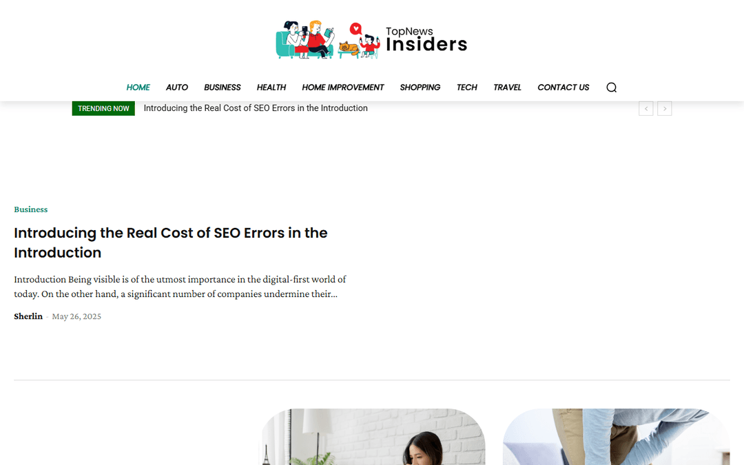 topnewsinsiders.com publisher screenshot