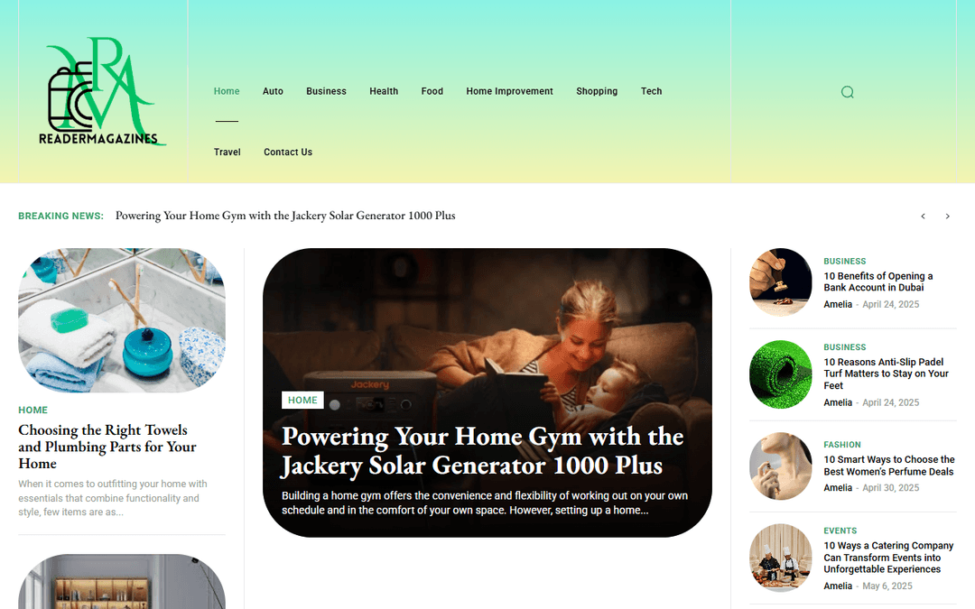 readermagazines.com publisher screenshot