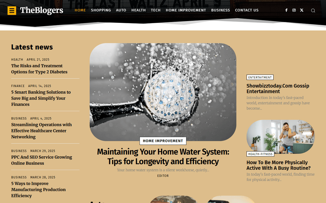 theblogers.com publisher screenshot