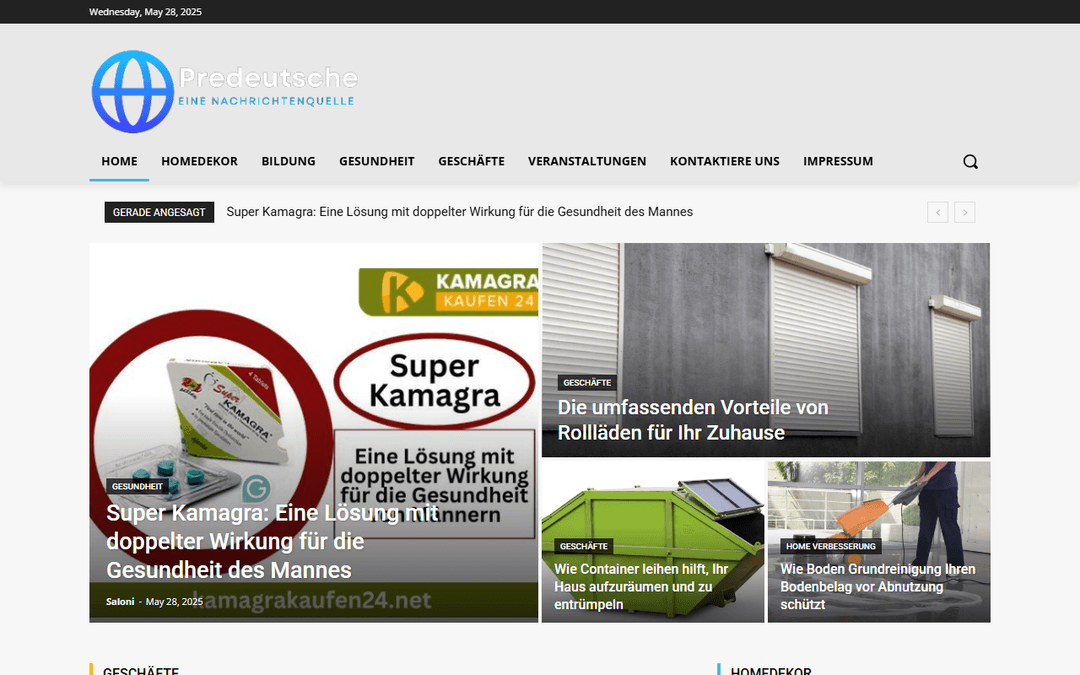 predeutsche.de publisher screenshot