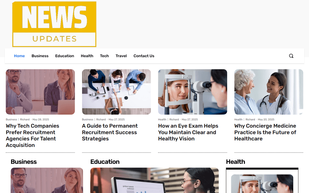 newssupdates.com publisher screenshot