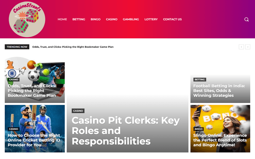 casinostreats.com publisher screenshot
