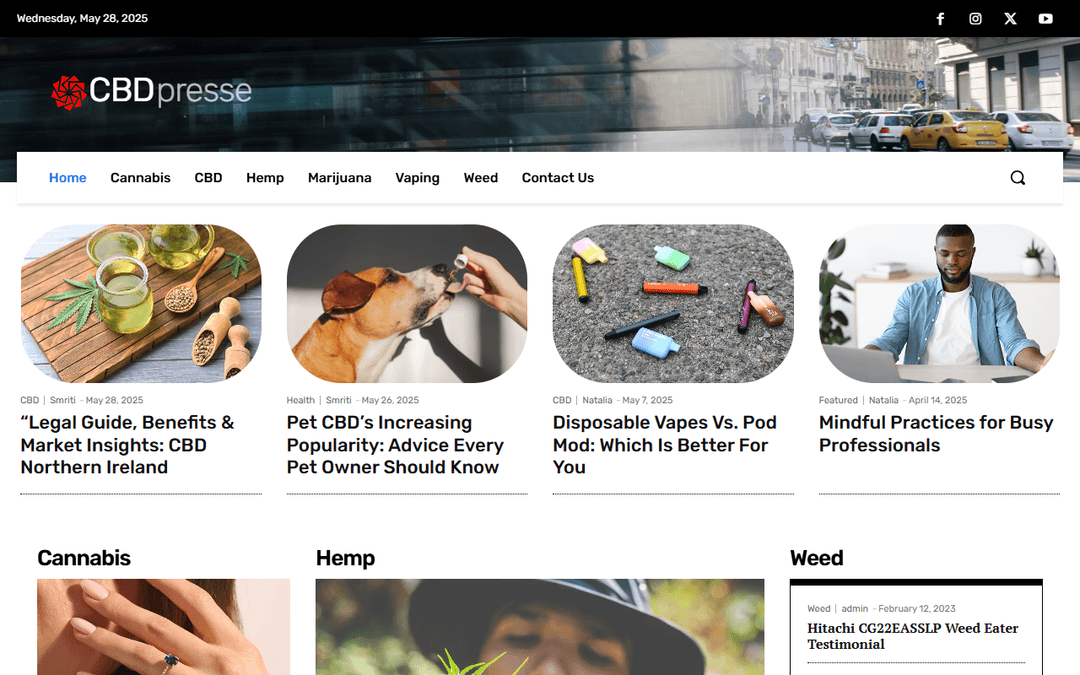 cbdpresse.com publisher screenshot
