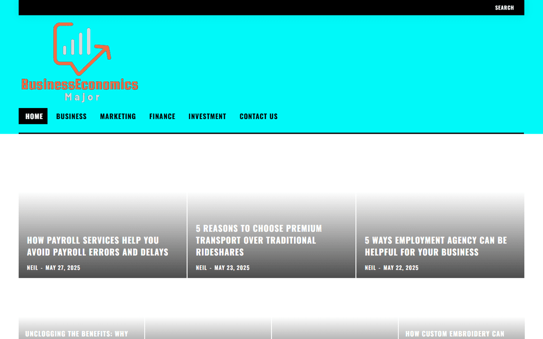 businesseconomicsmajor.com publisher screenshot